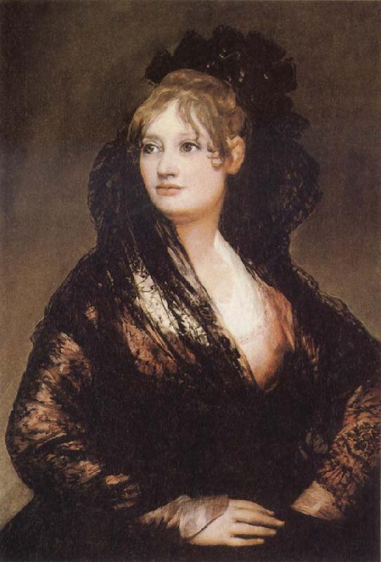 Francisco de Goya Portrait of Dona Isbel de Porcel Sweden oil painting art